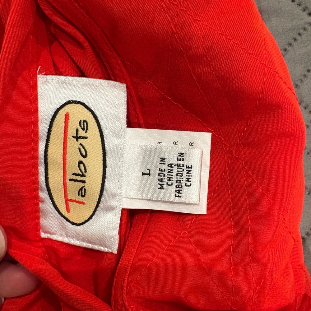 Talbots Reversible Red Quilted Jacket - Picture 2 of 4